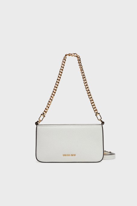 Michael Kors Deri Logolu Çıkarılabilir Askılı 32S5GYTU1L085 Bayan Çanta 32S5GYTU1L 085 BEYAZ - 1