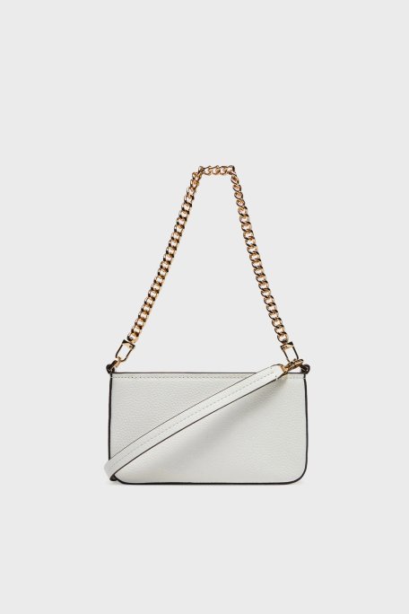 Michael Kors Deri Logolu Çıkarılabilir Askılı 32S5GYTU1L085 Bayan Çanta 32S5GYTU1L 085 BEYAZ - 2