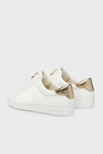 Michael Kors Deri Logolu Fermuarlı Sneaker 43R4KTFP2L740 Bayan Ayakkabı 43R4KTFP2L 740 BEYAZ - 17