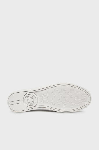 Michael Kors Deri Logolu Fermuarlı Sneaker 43R4KTFP2L740 Bayan Ayakkabı 43R4KTFP2L 740 BEYAZ - 18