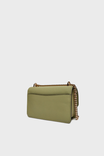Michael Kors Deri Logolu Zincir Askılı 30T4GC7L3T334 Bayan Çanta 30T4GC7L3T 334 HAKİ - 4