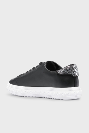 Michael Kors Deri Sneaker 43H3GVFS1L Bayan Ayakkabı 43H3GVFS1L 001 SİYAH - 2