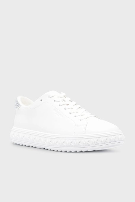 Michael Kors Deri Sneaker 43H3GVFS2L Bayan Ayakkabı 43H3GVFS2L 085 BEYAZ - 3