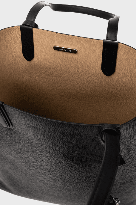Michael Kors Hakiki Deri 30F3SZAT9T001 Bayan Çanta 30F3SZAT9T 001 SİYAH - 5