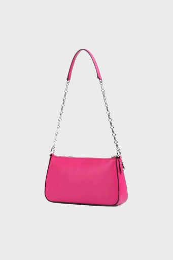 Michael Kors Hakiki Deri Zincir Askılı 32H3S8EW6L542 Bayan Çanta 32H3S8EW6L 542 FUŞYA - 2