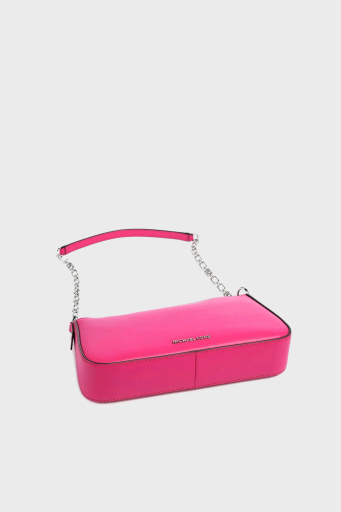 Michael Kors Hakiki Deri Zincir Askılı 32H3S8EW6L542 Bayan Çanta 32H3S8EW6L 542 FUŞYA - 4