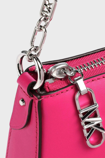 Michael Kors Hakiki Deri Zincir Askılı 32H3S8EW6L542 Bayan Çanta 32H3S8EW6L 542 FUŞYA - 5