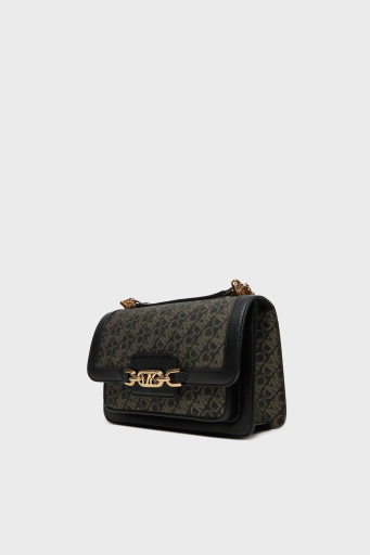 Michael Kors Logo Baskılı Ayarlanabilir Zincir Askılı 30F4G7HL3B038 Bayan Çanta 30F4G7HL3B 038 SİYAH - 4