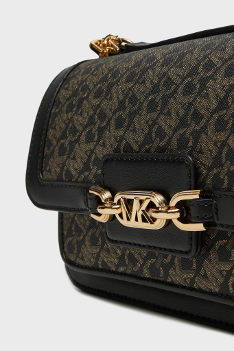Michael Kors Logo Baskılı Ayarlanabilir Zincir Askılı 30F4G7HL3B038 Bayan Çanta 30F4G7HL3B 038 SİYAH - 5
