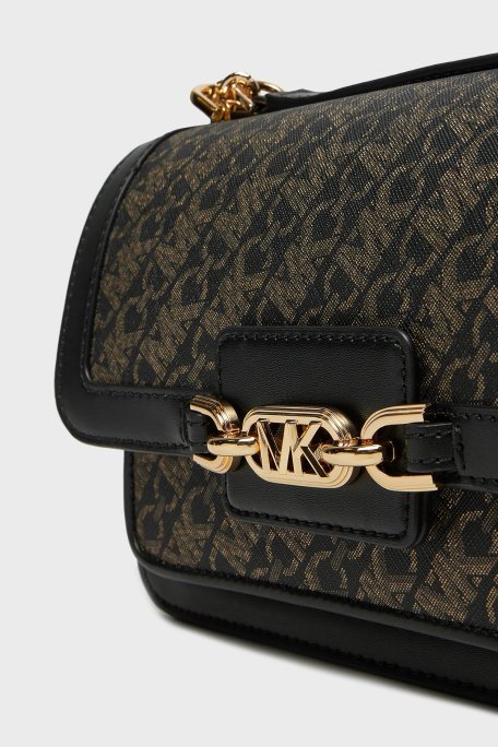 Michael Kors Logo Baskılı Ayarlanabilir Zincir Askılı 30F4G7HL3B038 Bayan Çanta 30F4G7HL3B 038 SİYAH - 5
