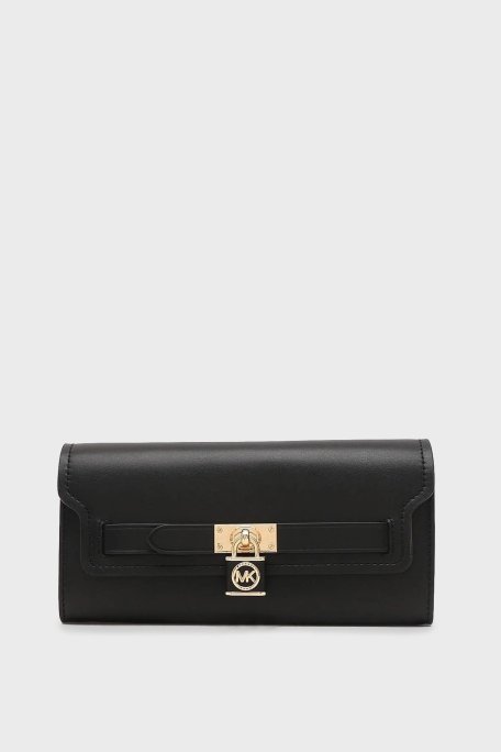 Michael Kors Logolu 34R3G9HE7L001 Bayan Cüzdan 34R3G9HE7L 001 SİYAH - 1