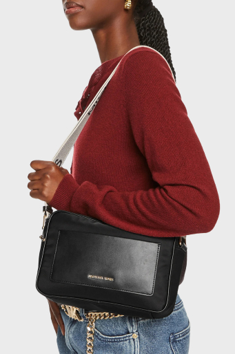 Michael Kors Logolu Ayarlanabilir Askılı 32F3GJ6C7I001 Bayan Çanta 32F3GJ6C7I 001 SİYAH - 2