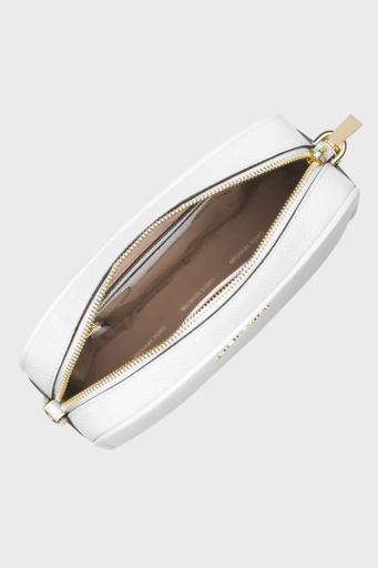 Michael Kors Logolu Ayarlanabilir Uzatma Askılı % 100 Deri Crossbodies Bayan Çanta 32F7GGNM8L 085 BEYAZ - 4