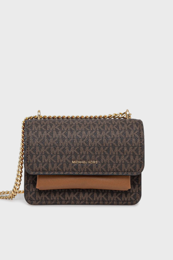 Michael Kors Logolu Ayarlanabilir Zincir Askılı 32R5GC7C1B252 Bayan Çanta 32R5GC7C1B 252 KAHVE - 1