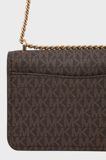Michael Kors Logolu Ayarlanabilir Zincir Askılı 32R5GC7C1B252 Bayan Çanta 32R5GC7C1B 252 KAHVE - 8