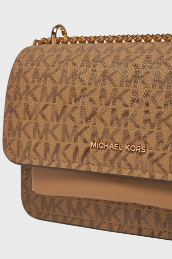 Michael Kors Logolu Ayarlanabilir Zincir Askılı 32R5GC7C1V297 Bayan Çanta 32R5GC7C1V 297 BEJ - 5