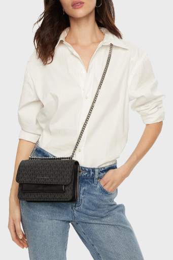 Michael Kors Logolu Ayarlanabilir Zincir Askılı 32R5SC7C1V001 Bayan Çanta 32R5SC7C1V 001 SİYAH - 7