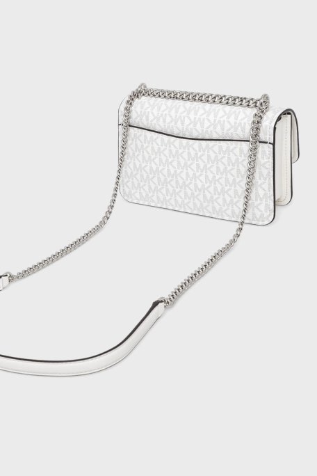 Michael Kors Logolu Ayarlanabilir Zincir Askılı 32R5SC7C1V101 Bayan Çanta 32R5SC7C1V 101 BEYAZ - 2