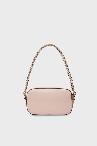 Michael Kors Logolu Ayrılabilir Ön Bölmeli Zincir Askılı Hakiki Deri Bayan Çanta 32R3GJ6C4L 266 Kahve-Pudra - 5