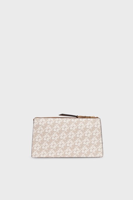 Michael Kors Logolu Çıkarılabilir Askılı 32H3G8EC7B099 Bayan Çanta 32H3G8EC7B 099 EKRU - 3