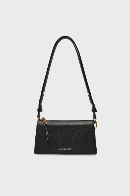 Michael Kors Logolu Çıkarılabilir Askılı 32H3G8EC7L001 Bayan Çanta 32H3G8EC7L 001 SİYAH - 1
