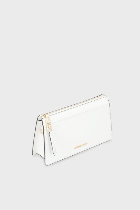 Michael Kors Logolu Çıkarılabilir Askılı 32H3G8EC7L085 Bayan Çanta 32H3G8EC7L 085 BEYAZ - 5