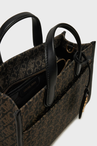 Michael Kors Logolu Çıkarılabilir Asklı Küçük 30F4G3GM5B038 Bayan Çanta 30F4G3GM5B 038 KAHVE - 14