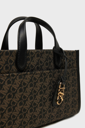 Michael Kors Logolu Çıkarılabilir Asklı Küçük 30F4G3GM5B038 Bayan Çanta 30F4G3GM5B 038 KAHVE - 15