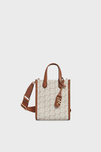 Michael Kors Logolu Çıkarılabilir Uzatma Askılı 32H3G3GC4B099 Bayan Çanta 32H3G3GC4B 099 EKRU - 1