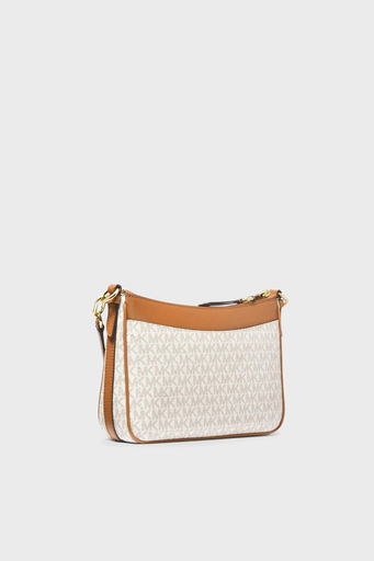 Michael Kors Logolu Çıkarılabilir Uzatma Askılı Bayan Çanta 32S1GT9C8B 149 KREM - 3