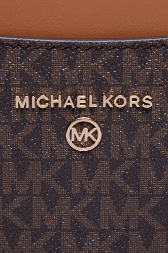 Michael Kors Logolu Çıkarılabilir Uzatma Askılı Bayan Çanta 32S1GT9C8B 252 KAHVE - 4