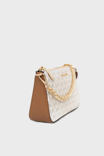 Michael Kors Logolu Çıkarılabilir Zincir Askılı 32F1GJ6W6B150 Bayan Çanta 32F1GJ6W6B 150 EKRU - 2