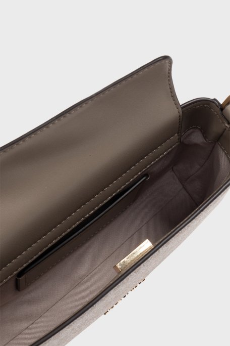 Michael Kors Logolu Çıkarılabilir Zincir Askılı 32T5GYTU1V115 Bayan Çanta 32T5GYTU1V 115 GRİ - 5