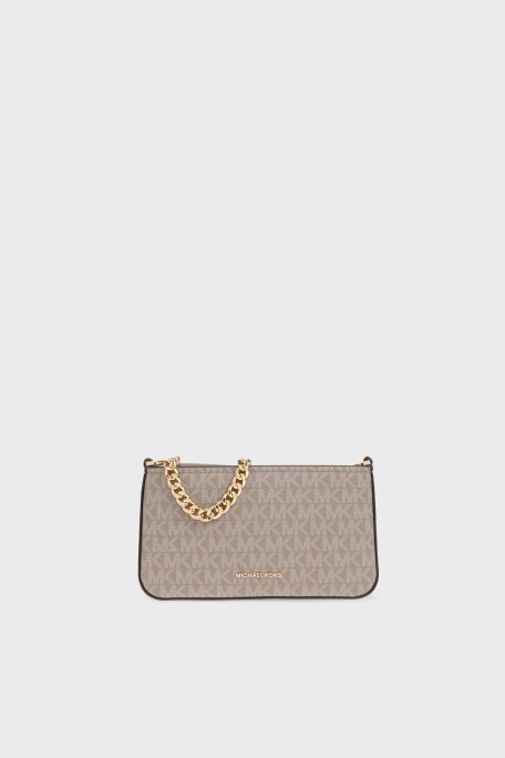Michael Kors Logolu Çıkarılabilir Zincir Askılı 32T5GYTU1V115 Bayan Çanta 32T5GYTU1V 115 GRİ - 6