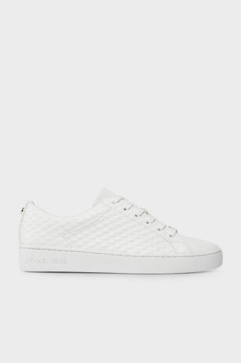 Michael Kors Logolu Deri Sneaker 43R4KTFS1L085 Bayan Ayakkabı 43R4KTFS1L 085 BEYAZ - 7