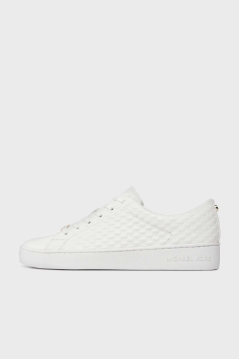 Michael Kors Logolu Deri Sneaker 43R4KTFS1L085 Bayan Ayakkabı 43R4KTFS1L 085 BEYAZ - 8