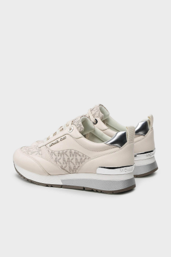 Michael Kors Logolu Deri Sneaker 43T2ALFS4L132 Bayan Ayakkabı 43T2ALFS4L 132 KREM - 2