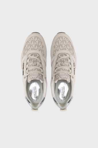 Michael Kors Logolu Deri Sneaker 43T2ALFS4L132 Bayan Ayakkabı 43T2ALFS4L 132 KREM - 10