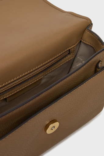 Michael Kors Logolu Hakiki Deri Ayarlanabilir Zincir Askılı 30T4GC7L3T297 Bayan Çanta 30T4GC7L3T 297 BEJ - 4