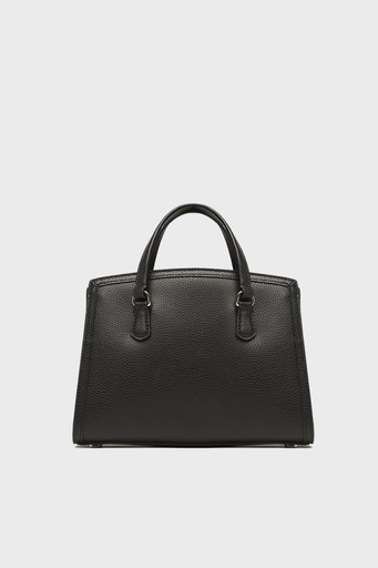 Michael Kors Logolu Hakiki Deri 30F2G7CM1T001 Bayan Çanta 30F2G7CM1T 001 SİYAH - 5