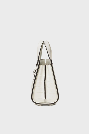 Michael Kors Logolu Hakiki Deri 32R3S7CC0E085 Bayan Çanta 32R3S7CC0E 085 BEYAZ - 4