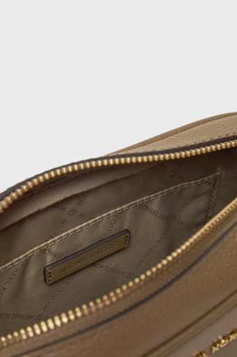 Michael Kors Logolu Hakiki Deri Çıkarılabilir Zincir Askılı 32F7GGNM8L297 Bayan Çanta 32F7GGNM8L 297 BEJ - 3