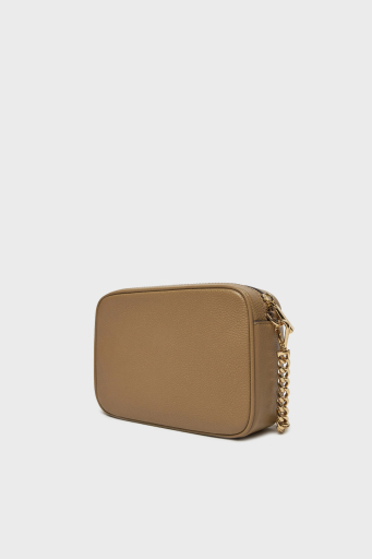 Michael Kors Logolu Hakiki Deri Çıkarılabilir Zincir Askılı 32F7GGNM8L297 Bayan Çanta 32F7GGNM8L 297 BEJ - 6