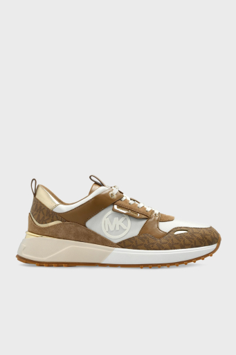 Michael Kors Logolu Kalın Taban Sneaker 43F1THFS2B293 Bayan Ayakkabı 43F1THFS2B 293 TABA - 7