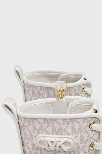Michael Kors Kalın Tabanlı Fermuarlı 40F3HYME5B150 Bayan Bot 40F3HYME5B 150 EKRU - 11