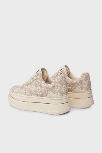 Michael Kors Logolu Platform Sneaker 43R4HYFS1B150 Bayan Ayakkabı 43R4HYFS1B 150 BEJ - 4