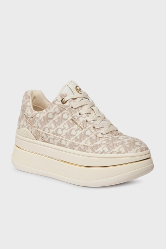 Michael Kors Logolu Platform Sneaker 43R4HYFS1B150 Bayan Ayakkabı 43R4HYFS1B 150 BEJ - 9