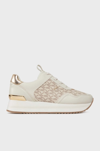 Michael Kors Logolu Platform Sneaker 43R4RNFSAB150 Bayan Ayakkabı 43R4RNFSAB 150 BEJ - 7