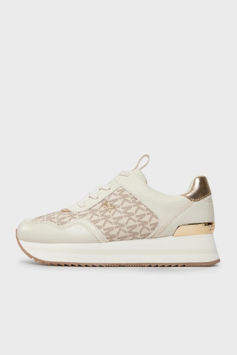 Michael Kors Logolu Platform Sneaker 43R4RNFSAB150 Bayan Ayakkabı 43R4RNFSAB 150 BEJ - 8