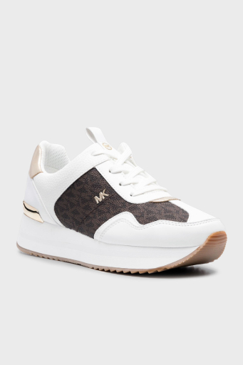 Michael Kors Logolu Platform Sneaker 43R4RNFSAB200 Bayan Ayakkabı 43R4RNFSAB 200 KAHVE - 7